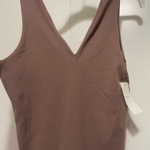 Abercrombie & Fitch Taupe V-Neck Top